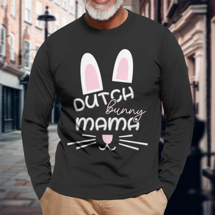 Dutch Rabbit Mum Rabbit Lover Long Sleeve T-Shirt T-Shirt Gifts for Old Men