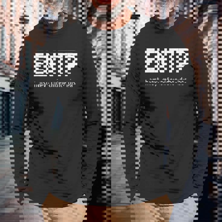 Entp Debater Analyst 16 Personality Test Long Sleeve T-Shirt Gifts for Old Men