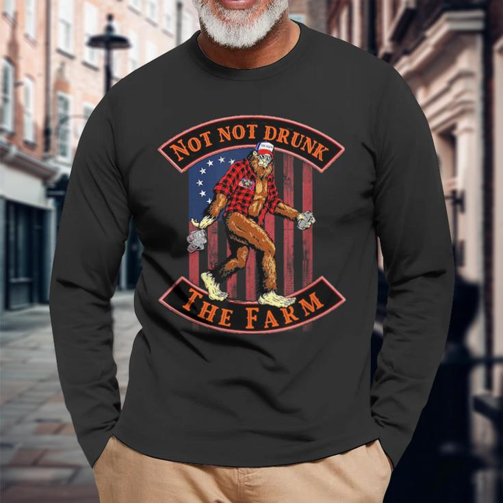 The Farm Bigfoot Long Sleeve T-Shirt Gifts for Old Men