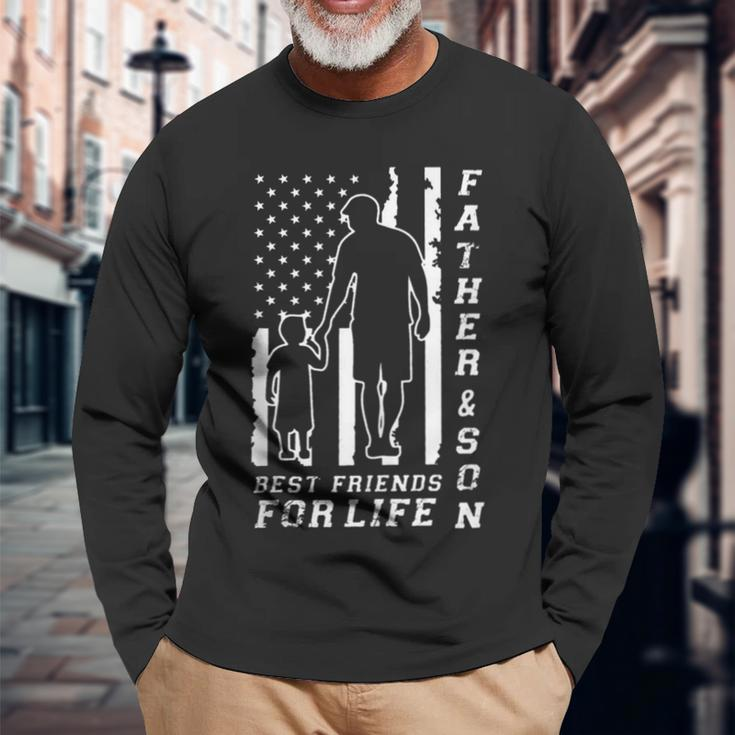 Father And Son Best Friends For Life Father’S Day 2023 Long Sleeve T-Shirt Gifts for Old Men