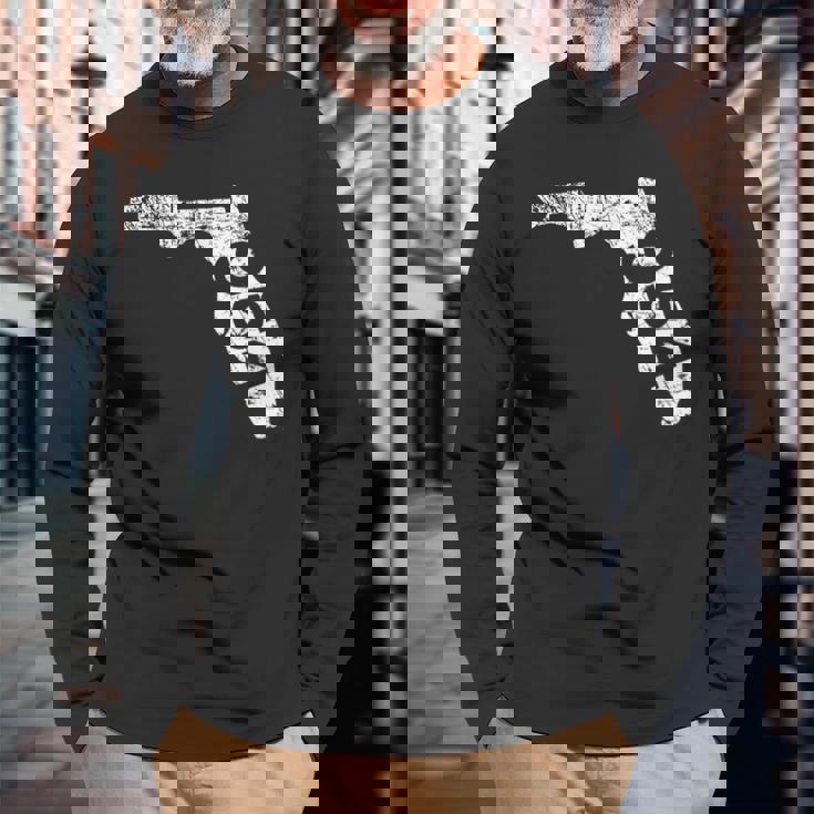Fort Lauderdale Pembroke Pines Area Code 954 Florida Long Sleeve T-Shirt Gifts for Old Men