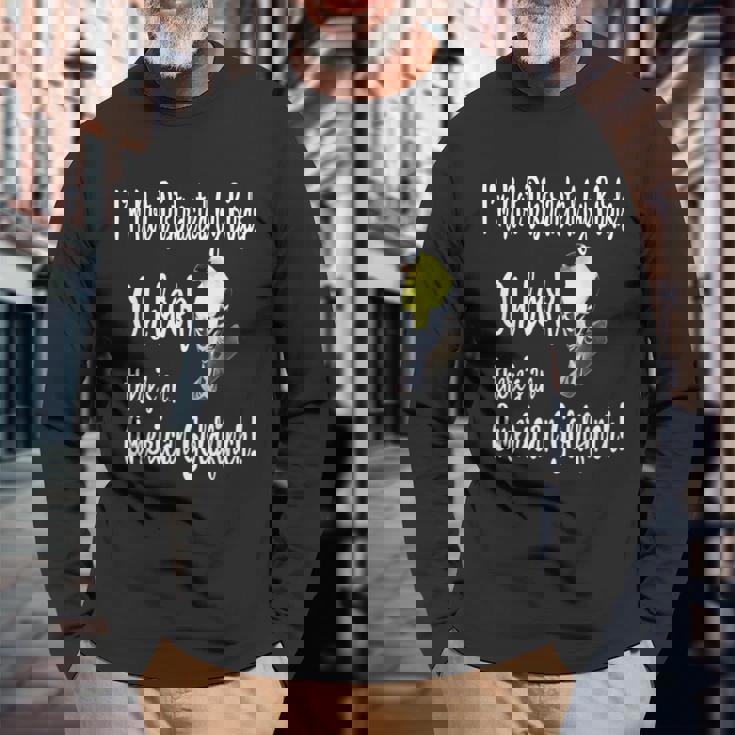Birdwatchers American Goldfinch Birder Long Sleeve T-Shirt Gifts for Old Men