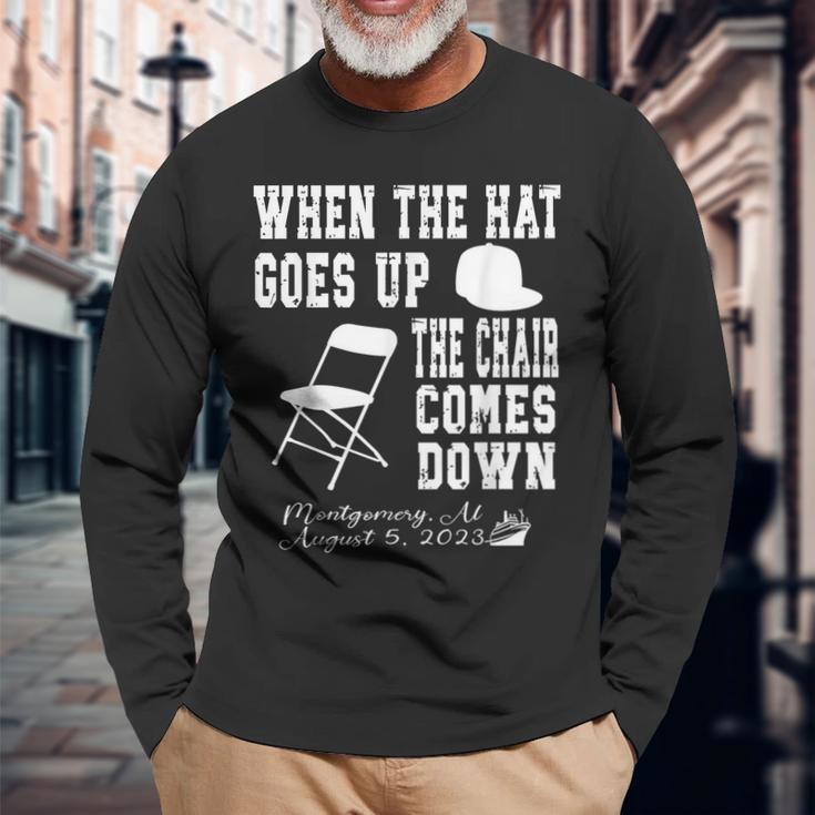 Fight I Survived The Riverboat Brawl Alabama Humorous Long Sleeve Gifts for Old Men