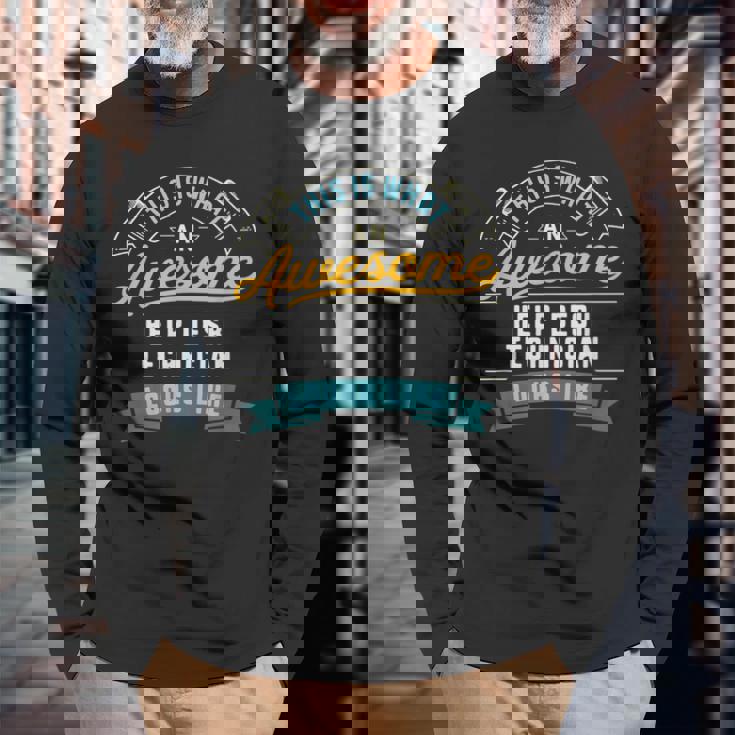 Help Desk Technician Awesome Job Occupation Long Sleeve T-Shirt Gifts for Old Men