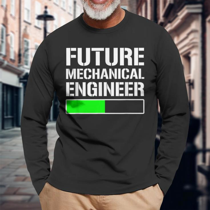 Future Mechanical Engineer Cool Graduation Long Sleeve T-Shirt Gifts for Old Men