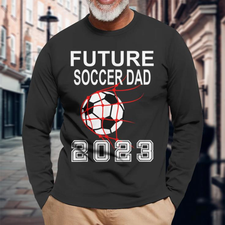 Future Soccer Dad 2023 Pregnancy Announcement Father To Be Long Sleeve T-Shirt T-Shirt Gifts for Old Men