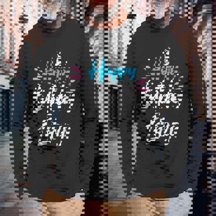 Happy Birthday Latoya Long Sleeve T-Shirt Gifts for Old Men