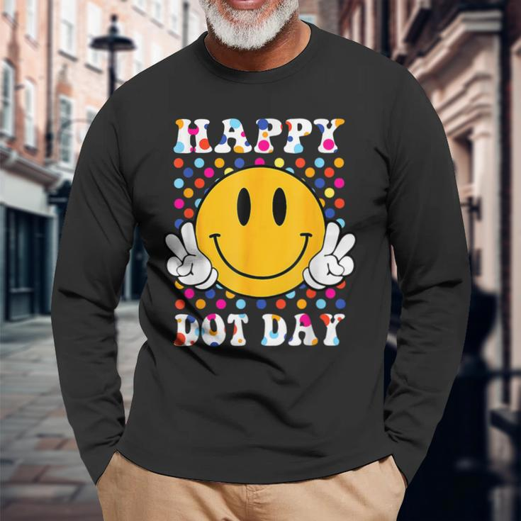 Happy Dot Day 2023 September 15Th International Dot Day Long Sleeve T-Shirt Gifts for Old Men