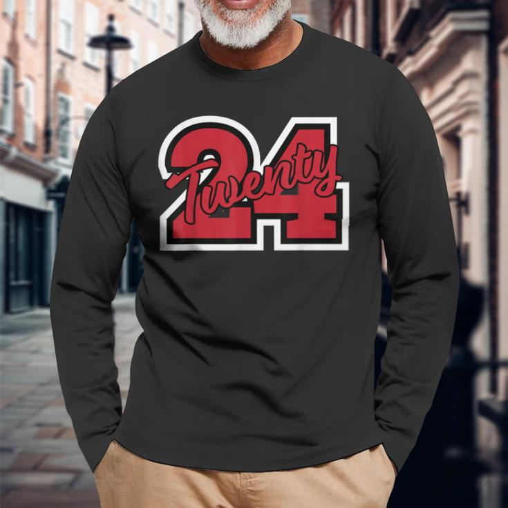 Happy New Year 2024 Goodbye 2023 Hello 2024 Long Sleeve T-Shirt Gifts for Old Men