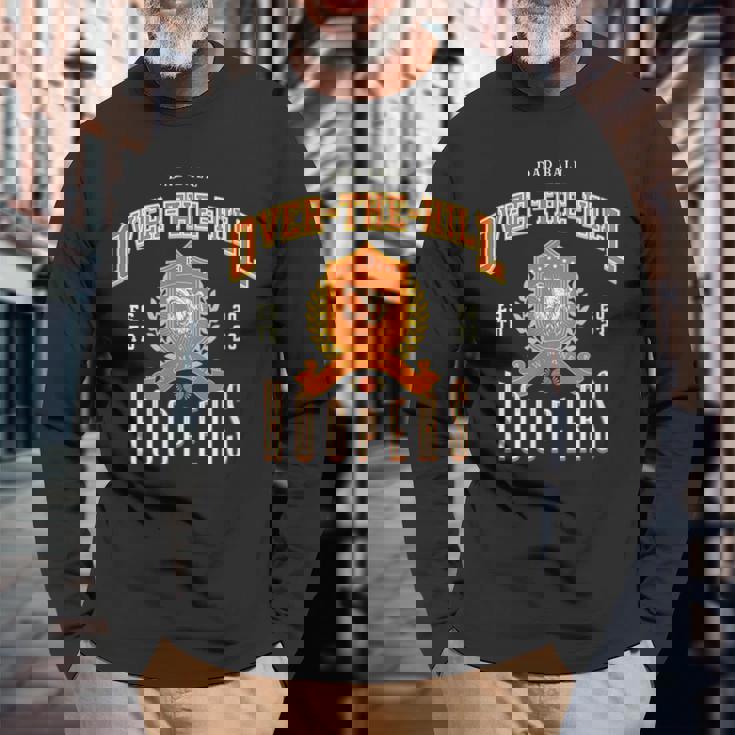 Over The Hill Hooper Fathers Day Basketball Basketball Long Sleeve T-Shirt T-Shirt Gifts for Old Men