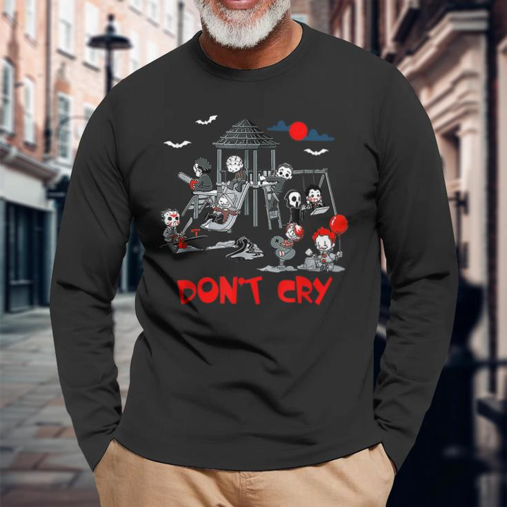 Horror Clubhouse In Park Halloween Costume Halloween Costume Long Sleeve T-Shirt Gifts for Old Men
