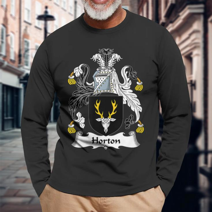 Horton Coat Of Arms Crest Long Sleeve T-Shirt T-Shirt Gifts for Old Men