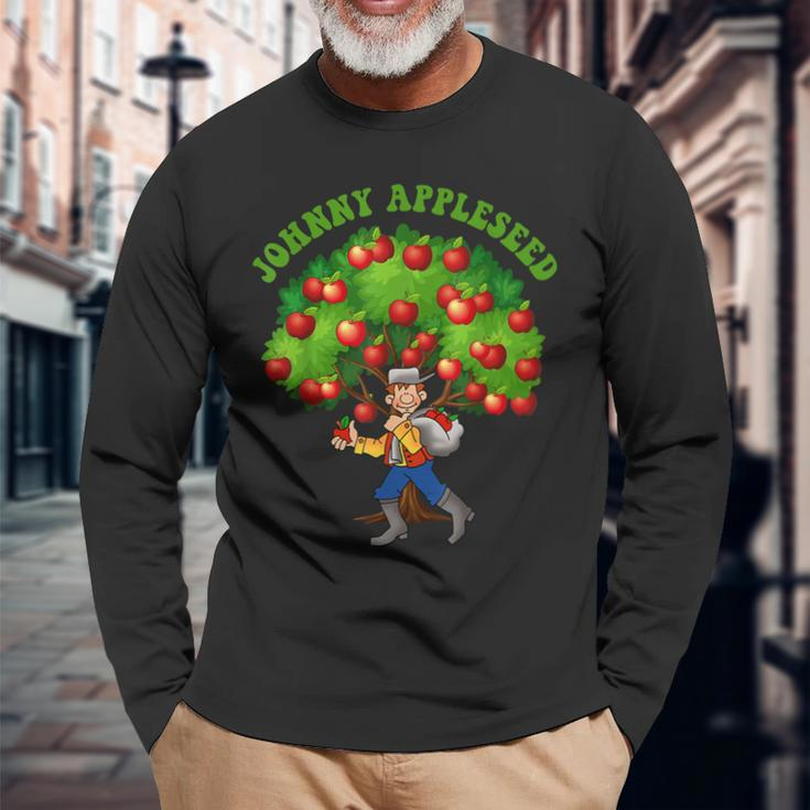 Johnny Appleseed Apple Day Sept 26 Celebrate Legends Long Sleeve Gifts for Old Men