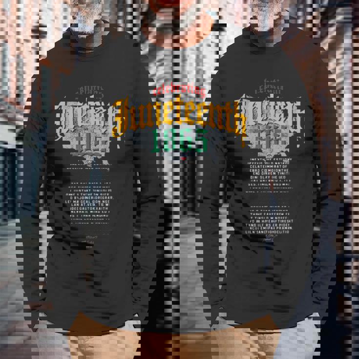 Junenth Ancestors 1865 African American Map Black History Long Sleeve T-Shirt T-Shirt Gifts for Old Men Junenth Ancestors 1865 African American Map Black History Long Sleeve T-Shirt T-Shirt Gifts for Old Men