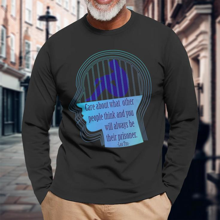 Lao Tzu Quote Tao Wisdom Of The East Long Sleeve T-Shirt Gifts for Old Men