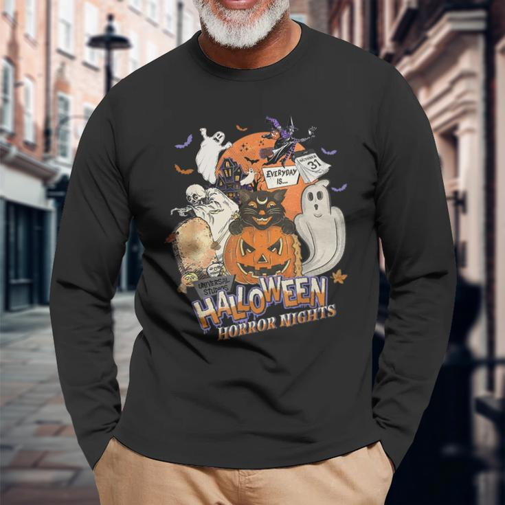 Lil Boo Halloween Horror Nights Every Is October 31St Halloween Horror Nights Long Sleeve T-Shirt Gifts for Old Men