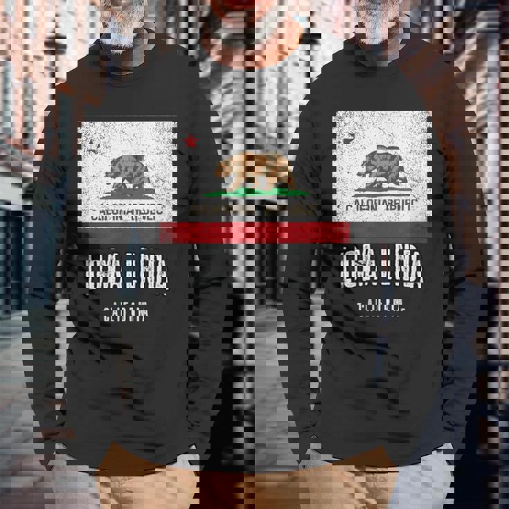 Loma Linda California Cali City Souvenir Ca Flag Top Long Sleeve T-Shirt Gifts for Old Men