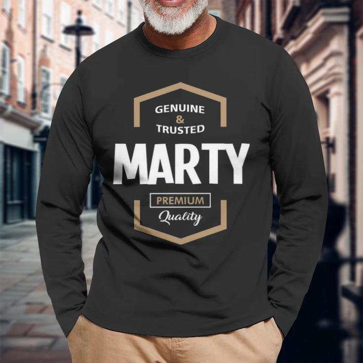 Marty Name Marty Quality Long Sleeve T-Shirt Gifts for Old Men
