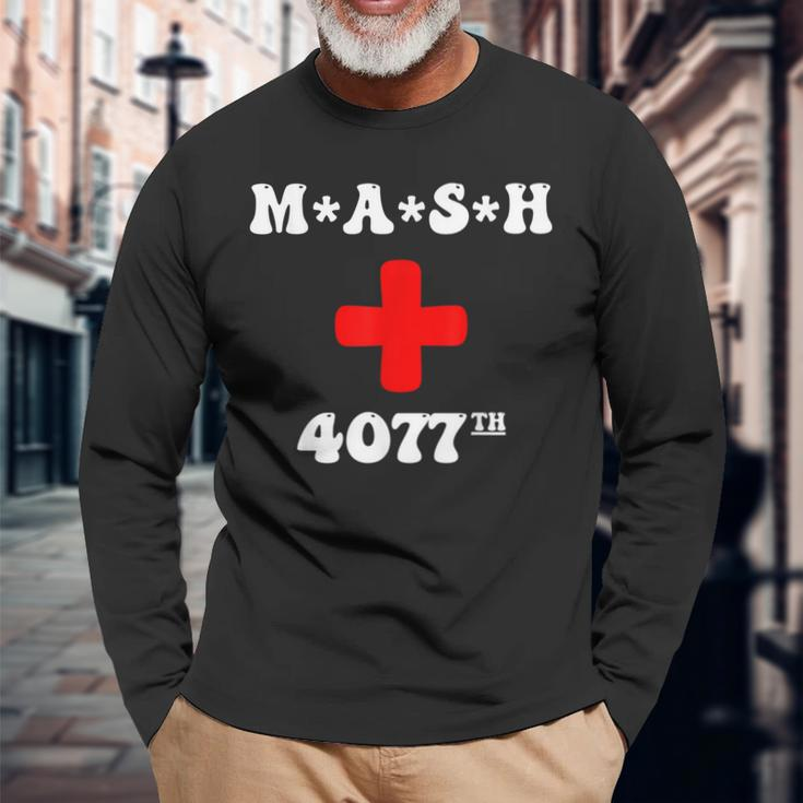 MASH 4077Th Vintage Long Sleeve T-Shirt Gifts for Old Men