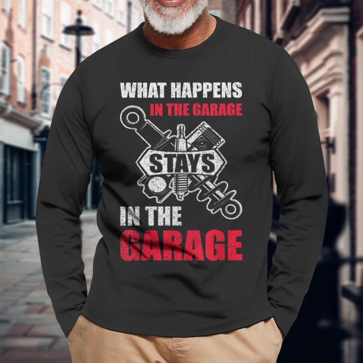 Mechanic For Car Dad Garage Father Day Car Lover Long Sleeve T-Shirt T-Shirt Gifts for Old Men