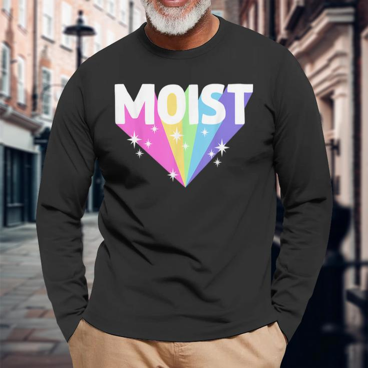 Moist Meme Dank For Adult Cool Hilarious Humorous Long Sleeve T-Shirt Gifts for Old Men