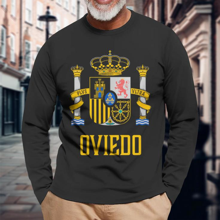 Oviedo Spain Spanish Espana Long Sleeve T-Shirt Gifts for Old Men
