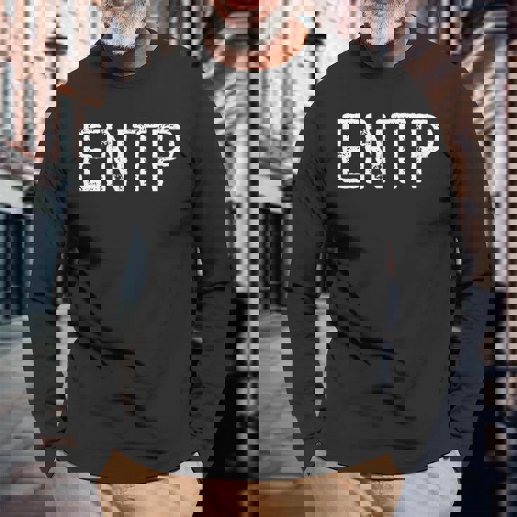 Personality Type Entp Long Sleeve T-Shirt Gifts for Old Men