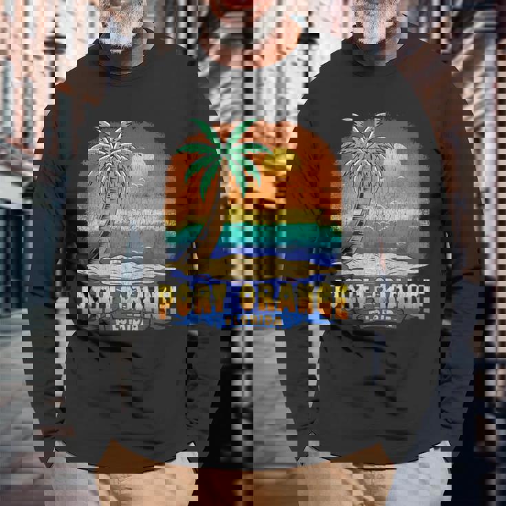 Port Orange Florida Vintage Distressed Souvenir Long Sleeve T-Shirt Gifts for Old Men Port Orange Florida Vintage Distressed Souvenir Long Sleeve T-Shirt Gifts for Old Men