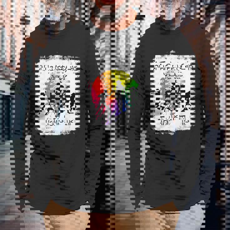 All The Pretty Girls Walk Like This Softball Baseball Baseball Long Sleeve T-Shirt Gifts for Old Men All The Pretty Girls Walk Like This Softball Baseball Baseball Long Sleeve T-Shirt Gifts for Old Men