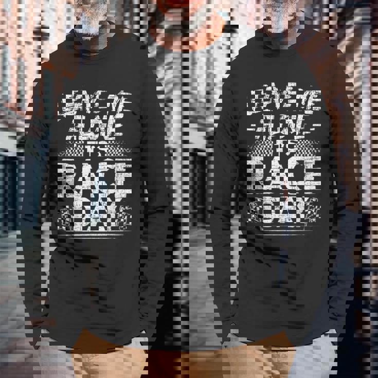 Race Day Drag Racing Dirt Track Race Car Racing Long Sleeve T-Shirt T-Shirt Gifts for Old Men