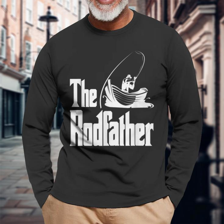The Rodfather Dad Fishing Gear Christmas Long Sleeve T-Shirt T-Shirt
