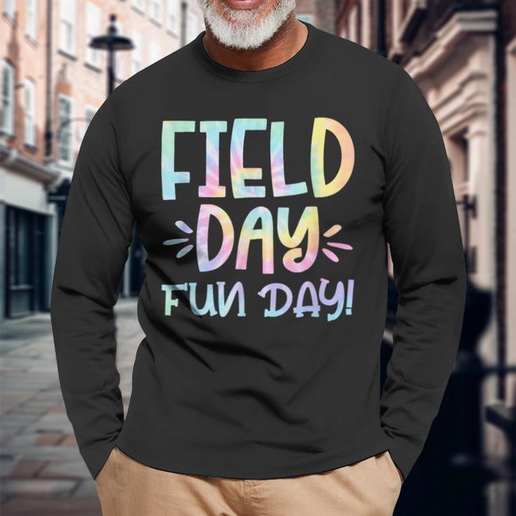School Field Day Fun Tie Dye Field Day 2023 Te Tie Dye Long Sleeve T-Shirt T-Shirt Gifts for Old Men