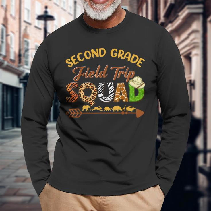 Second Grade Students School Zoo Field Trip Squad Matching Long Sleeve T-Shirt T-Shirt Gifts for Old Men
