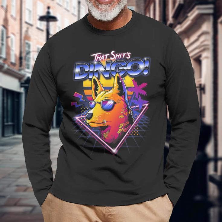 That Shits Dingo Long Sleeve T-Shirt Gifts for Old Men