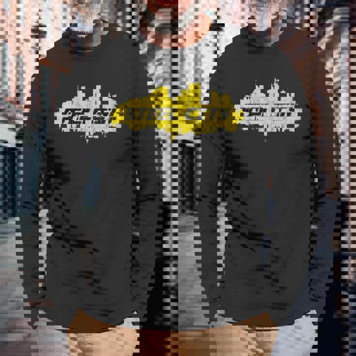 Sl City Pennsylvania Pa City Pride Pittsburgh Long Sleeve T-Shirt T-Shirt Gifts for Old Men