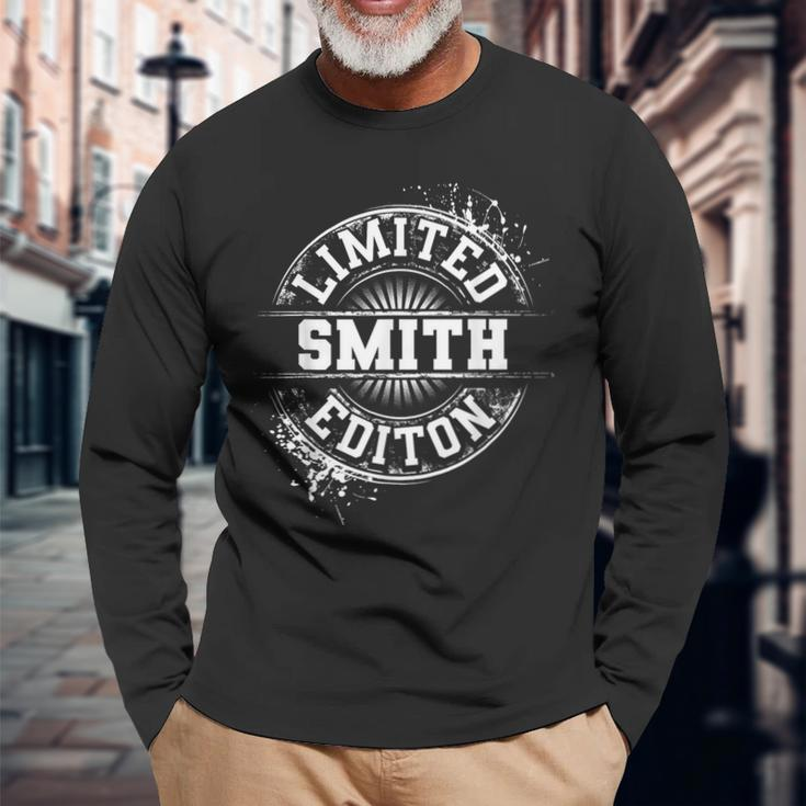 Smith Surname Tree Birthday Reunion Idea Long Sleeve T-Shirt T-Shirt Gifts for Old Men