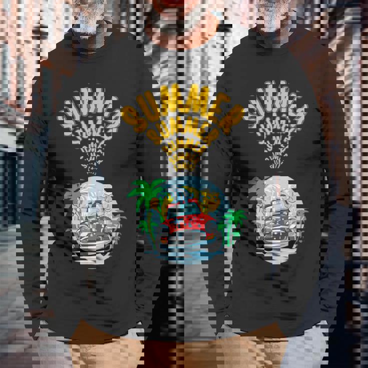 Sweet Summer On Off Timer Free Time Long Sleeve T-Shirt Gifts for Old Men