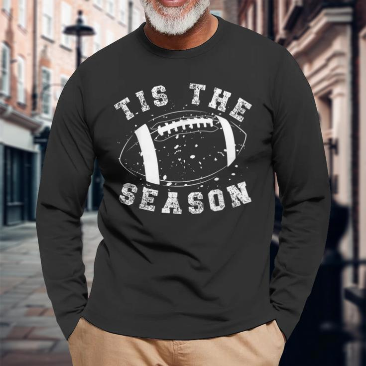 Tis The Season American Football Vintage Long Sleeve Gifts for Old Men
