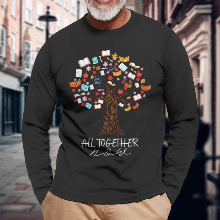 Together Now Summer Reading Program 2023 Tree Of Books Long Sleeve T-Shirt T-Shirt Gifts for Old Men