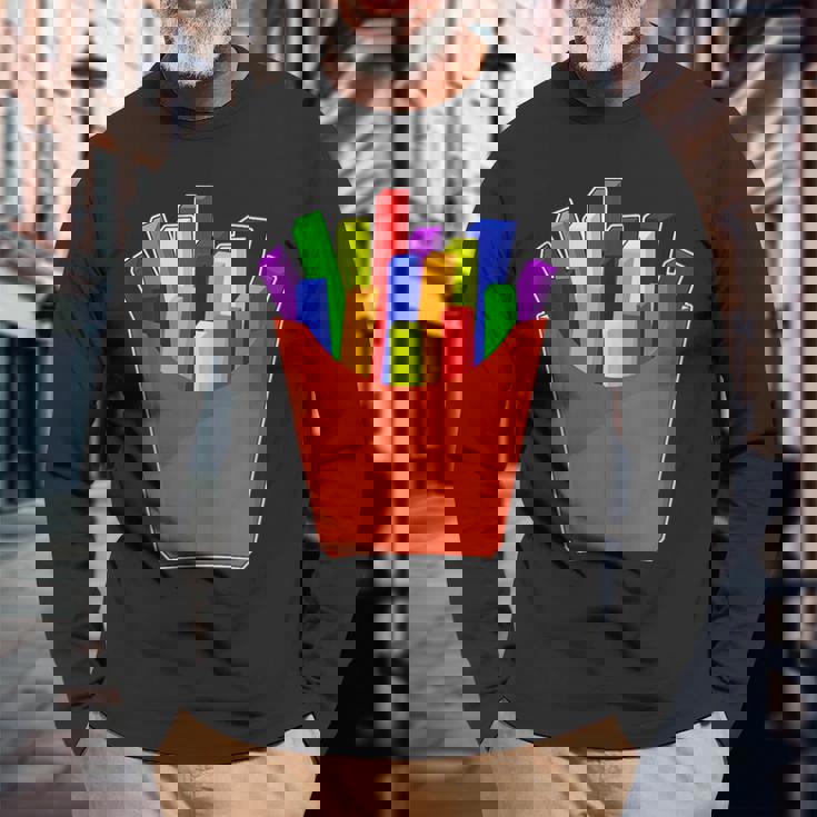 Traditional Gay Lgbtq Potato French Fries Gay Pride Long Sleeve T-Shirt Gifts for Old Men Traditional Gay Lgbtq Potato French Fries Gay Pride Long Sleeve T-Shirt Gifts for Old Men