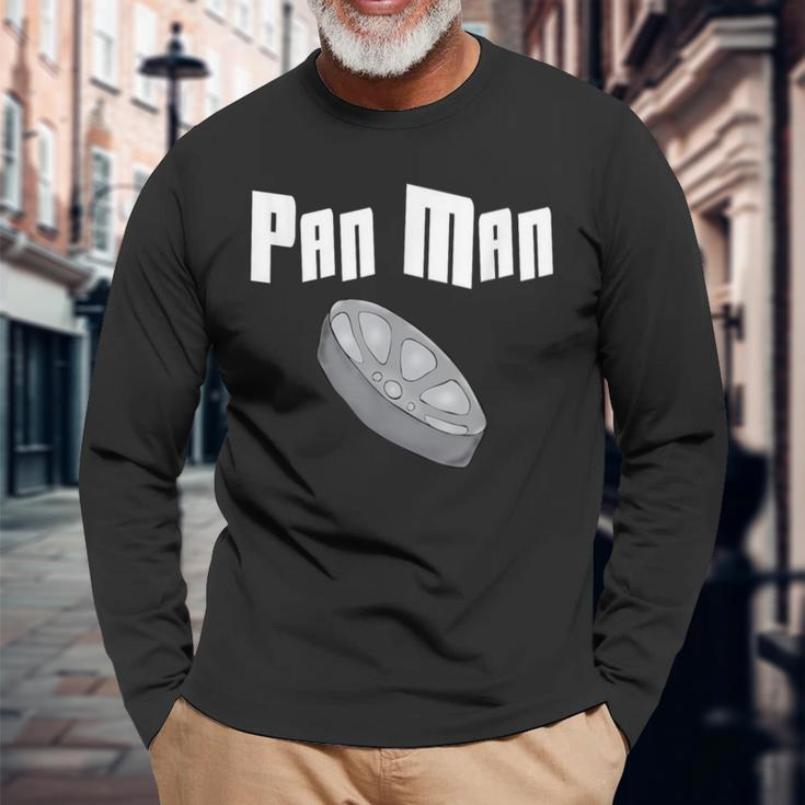 Trinidad Sl Pan Drum Caribbean Long Sleeve T-Shirt Gifts for Old Men
