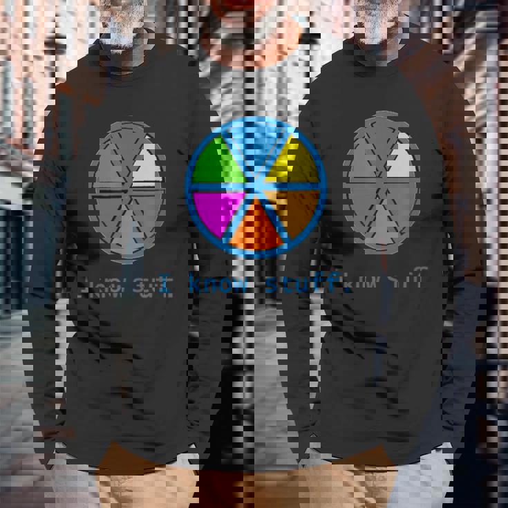 Trivial Pursuit Know It All Long Sleeve T-Shirt Gifts for Old Men