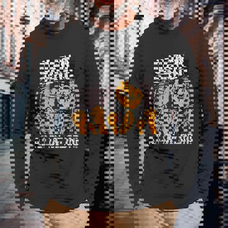 Uaw Strike Red United Auto Worker Picket Sign Uaw Worker Long Sleeve T-Shirt Gifts for Old Men