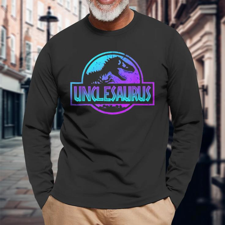 Unclesaurus Dinosaur Rex Father Day For Dad Long Sleeve T-Shirt T-Shirt Gifts for Old Men