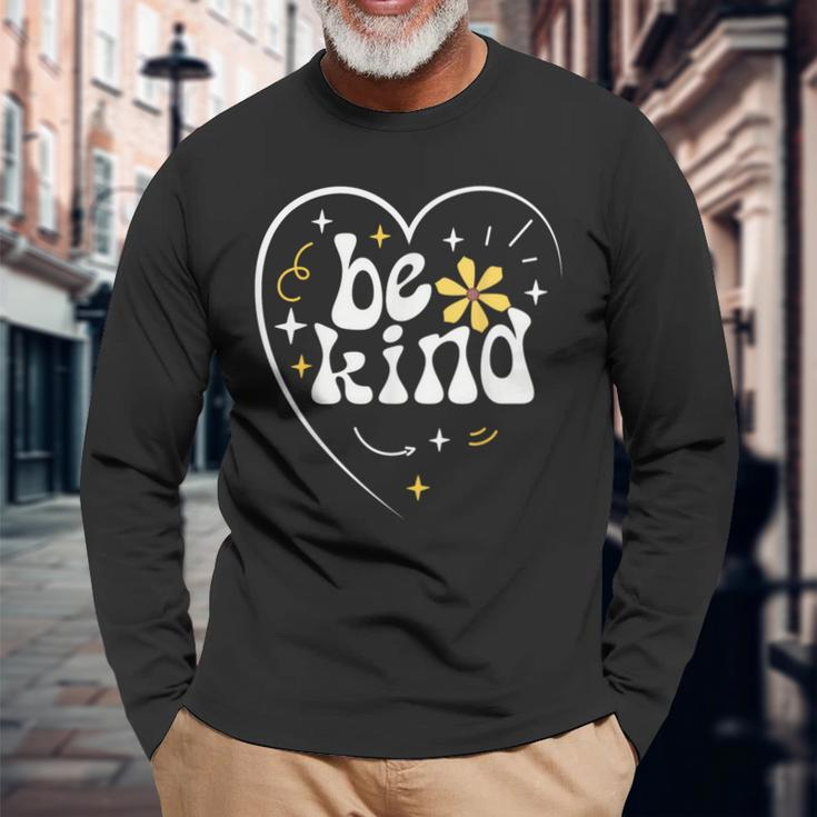 Unity Day Be Kind For Anti Bullying Orange Long Sleeve T-Shirt Gifts for Old Men