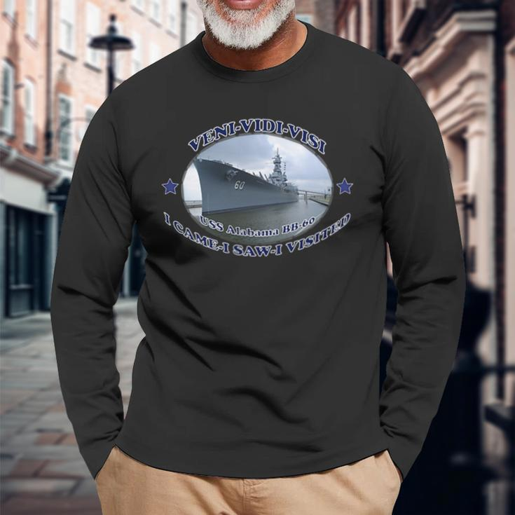 Uss Alabama Bb60 Museum Long Sleeve T-Shirt Gifts for Old Men