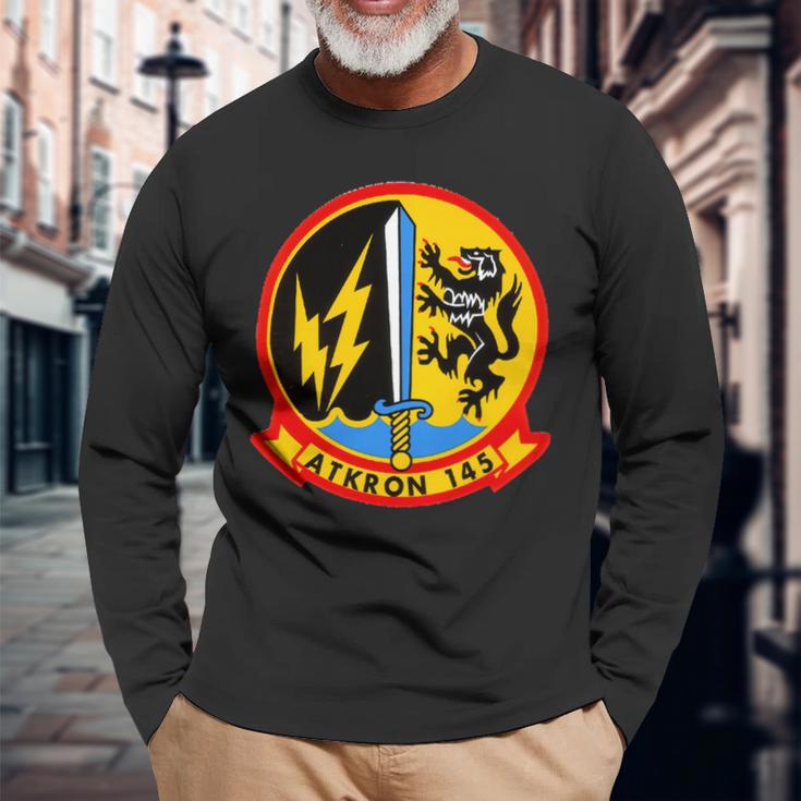 Va 145 Attack Squadron Store Shirt Long Sleeve T-Shirt Gifts for Old Men