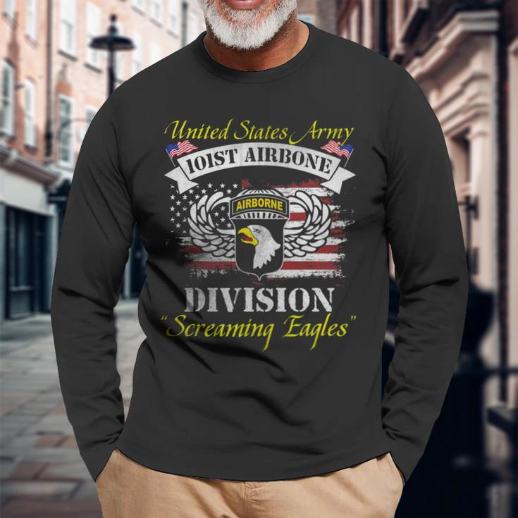 Veteran Vets US Army 101St Airborne Division Veteran Tshirt Veterans Day 2 Veterans Long Sleeve T-Shirt Gifts for Old Men