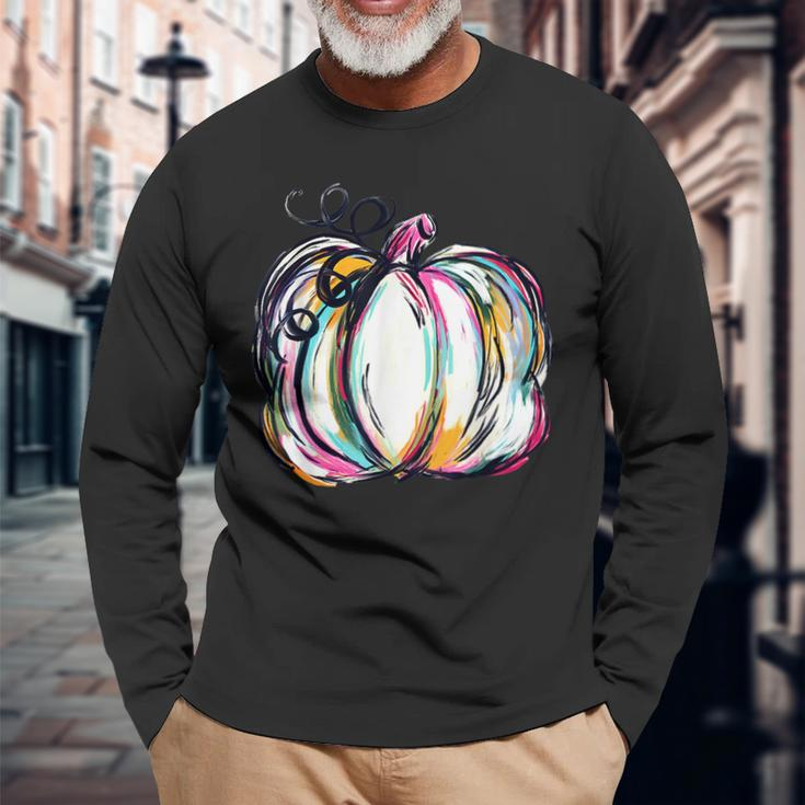 Watercolor Pumpkin Thanksgiving t shirt