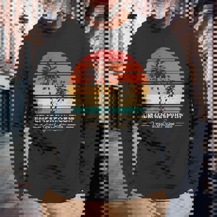 Vintage Dermatopathologist Dermatopathology Long Sleeve T-Shirt Gifts for Old Men Vintage Dermatopathologist Dermatopathology Long Sleeve T-Shirt Gifts for Old Men